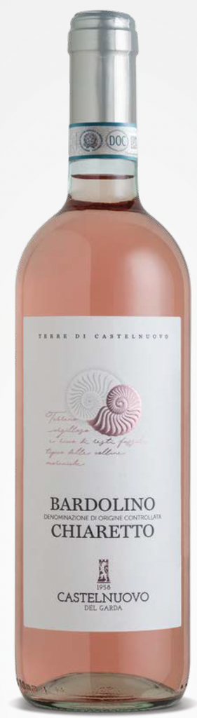 Voorkant fles Cantina Castelnuovo del Garda Chiaretto di Bardolino DOC 2021/2022