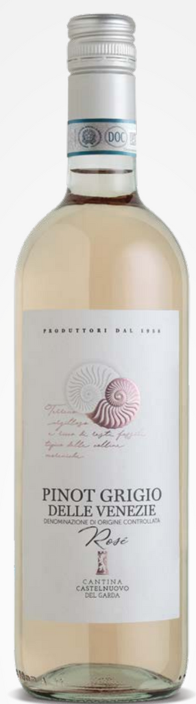 Voorkant fles Cantina Castelnuovo del Garda Pinot Grigio Rosè delle Venezie DOC 2022/2023