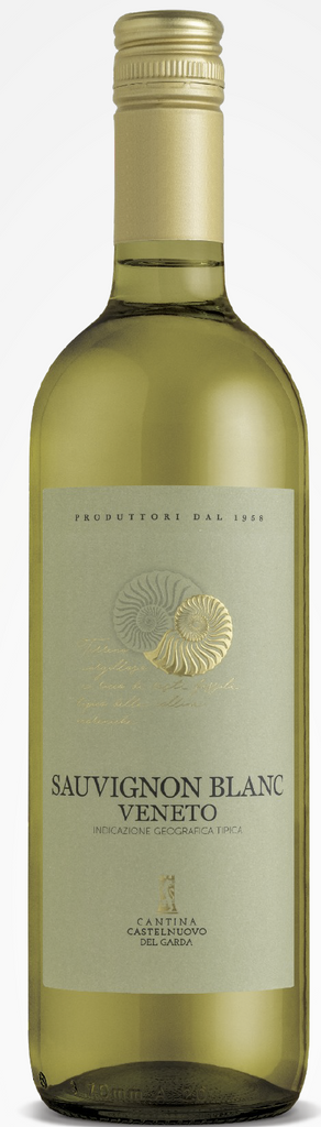Voorkant fles Cantina Castelnuovo del Garda Sauvignon Blanc Veneto IGT 2022