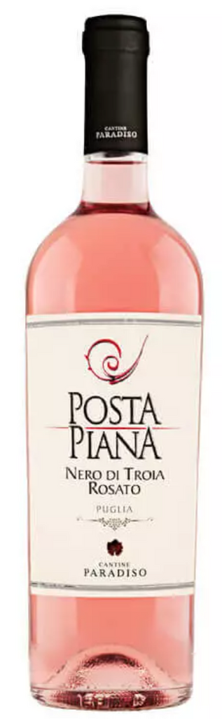 Voorkant van fles Cantine Paradiso Posta Piana Nero di Troia Puglia IGP 2024 rosé wijn