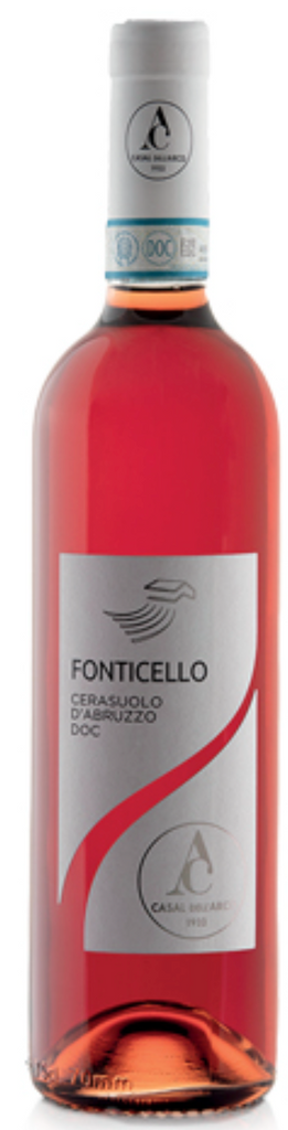 Voorkant fles Casal dell'Arco Fonticello Cerasuolo d'Abruzzo DOC 2023