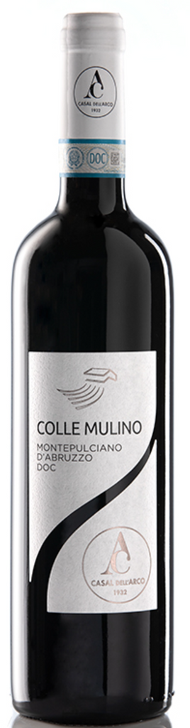 Voorkant fles Casal dell'Arco Colle Mulino Montepulciano d'Abruzzo DOC 2022