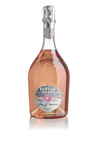 Voorkant fles van San Simon Glera Pinot noir Friuli 2023 prosecco 